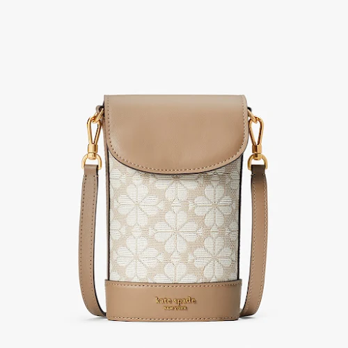 Ví đựng điện thoại đeo chéo Kate Spade New York spade flower jacquard